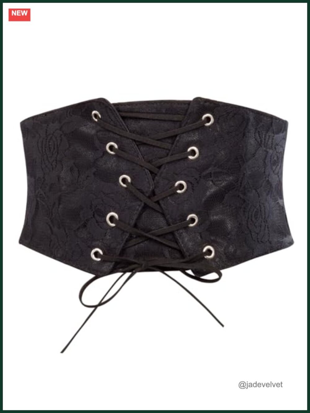 Renaissance Pirate Corset Belt Lace Up Waist Cincher Faux Leather